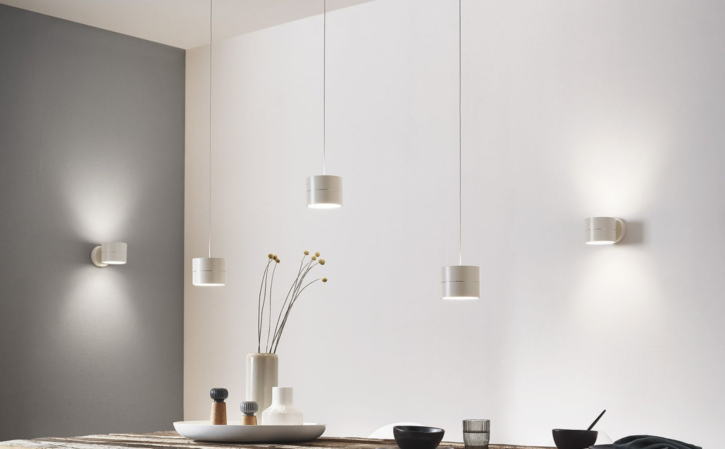 Tudor LED pendel med gemt hejs Oligo