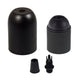 Halvkugleformet E27 fatning malet metal med cylindrical ledningsaflastning