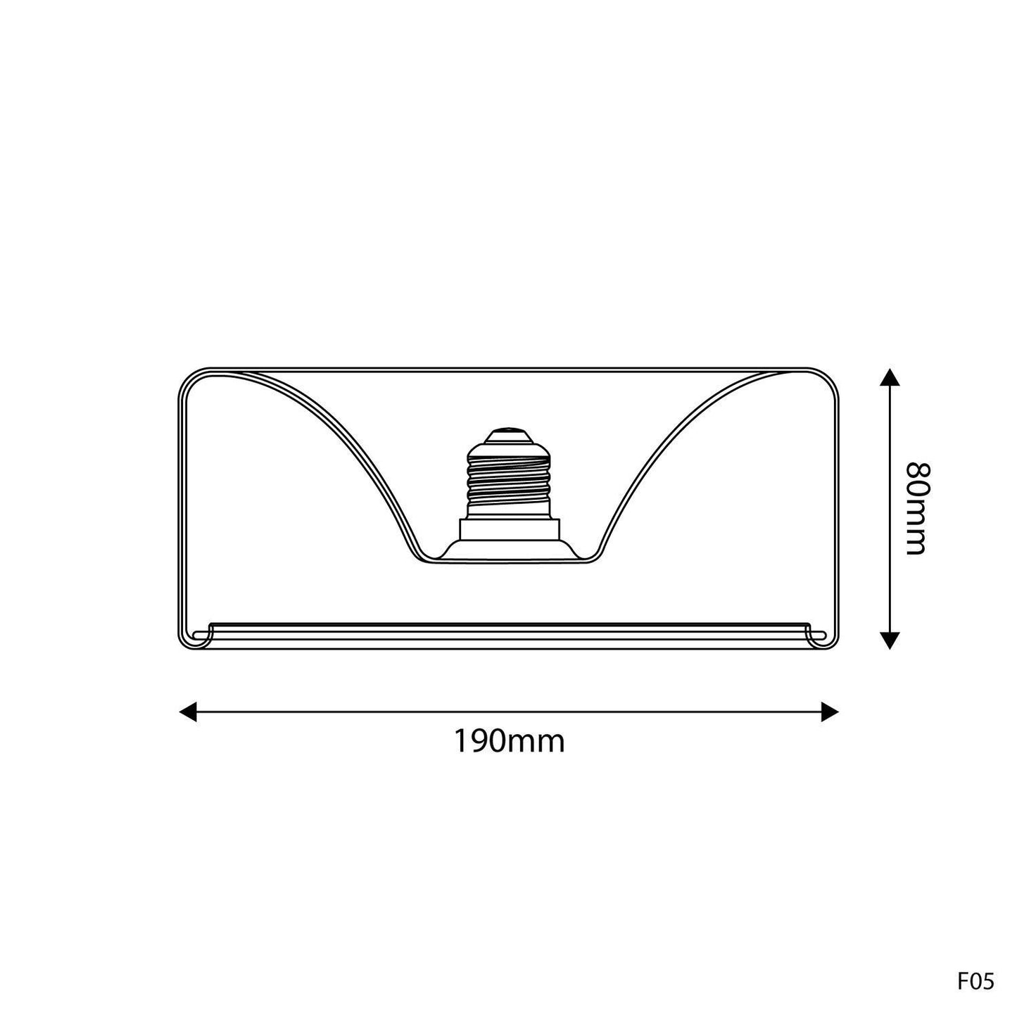 LED pære Ghost Donut E27 6W 2200K 500Lm Dæmpbar