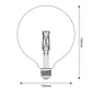 LED Porcelain G150 7W E27 Dimmable 2700K CRI95