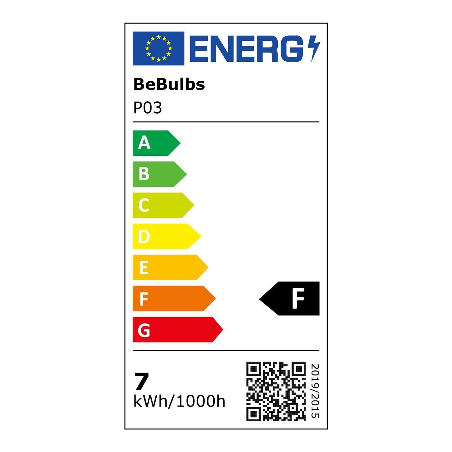 LED Porcelain G125 7W E27 Dimmable 2700K CRI95