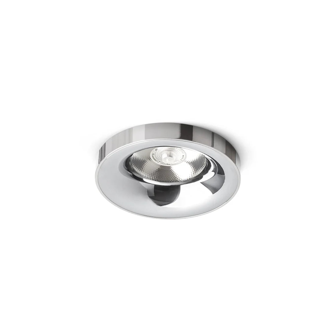 SHARM PLUS LED indbygningsspot i krom, 10 W, 3000 K