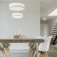 CASSABLANCA LED 40 loftlampe i krom, Ø40 cm, 35 W, 3000 K
