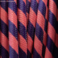 Stribet lyserød/lilla Vertigo HD Cheshire ægte dekorativ stofledning
