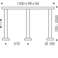 Glance LED pendel med gemt hejs Oligo