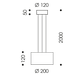 Trofeo LED pendel Oligo