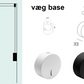Væg beslagvægbase inkl 2 ophæng