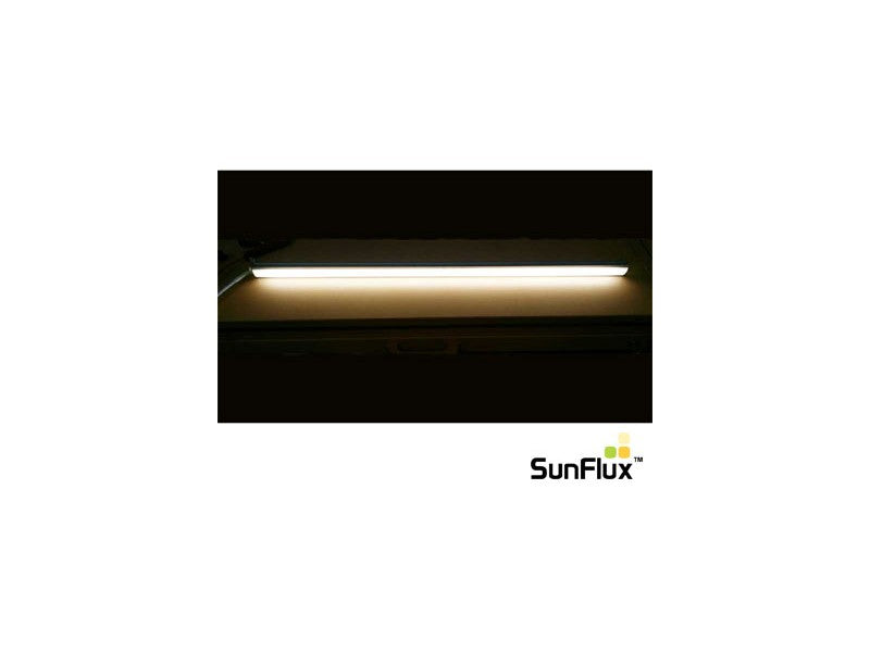 LED lysskinne 50 cm, 2700K  24VDC, 6W, 400Lm, Ra97, dæmpbar, Mat cover SunFlux
