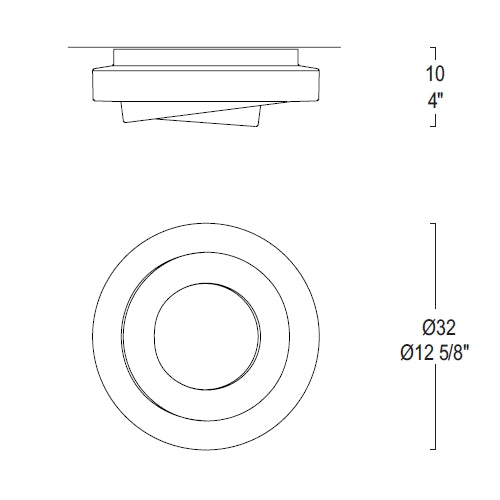 Loop-Line loftlampe leucos