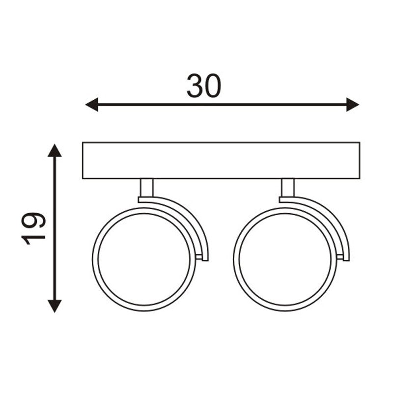 Kalu 2 QRB111 væg/-loftlampe fra SLV Lighting (Outlet)