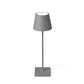 Toc LED transportable bordlampe Faro grå