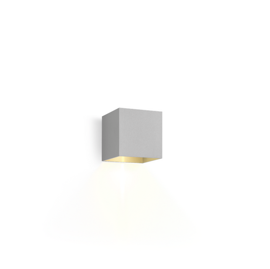 Box LED væglampe Wever & Ducré model 1 og 2 børstet alu