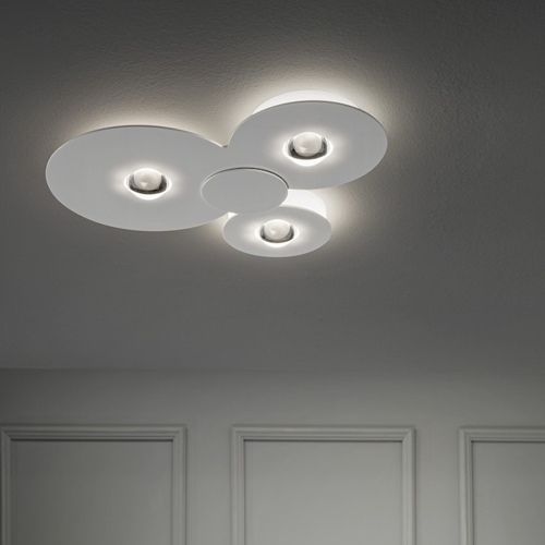 Miljøbillede af Bugia PL3 loftlampe i hvid fra Studio Italia Design 2