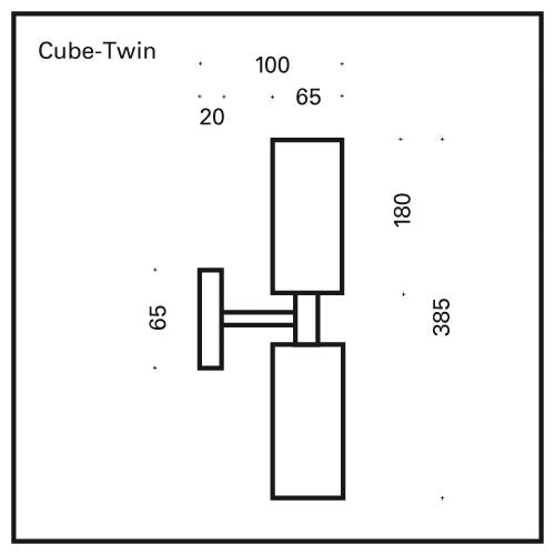 stregtegning af Cube long short