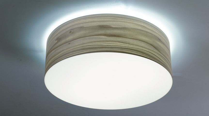 Drum Loftlampe i grå i Ø 50 cm