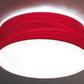 Disk loftlampe i rød i Ø 70 cm