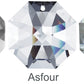 billed af alm. glas, Asfour krystal og Swarovski krystallen