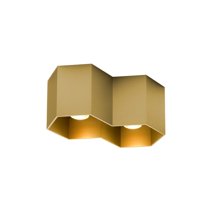 Hexo 2,0 loftlampe Wever & Ducré guld
