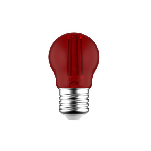 LED Globetta G45 Decorative Red 1.4W E27 Bulb