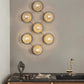 Liila 7 væg/-loftlampe fra Nuura