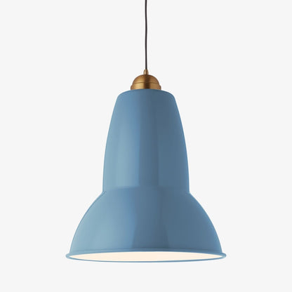 Giant 1227 brass pendel i lyse blå Anglepoise