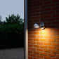 Miljøbillede af Poppel væglampe i galvaniseret på mursten davidsuperlight