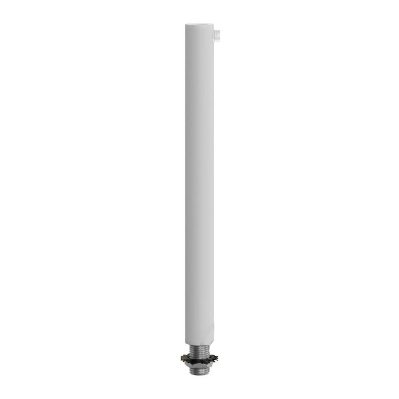 Pinol / ledningsaflastning 150mm høj i hvid