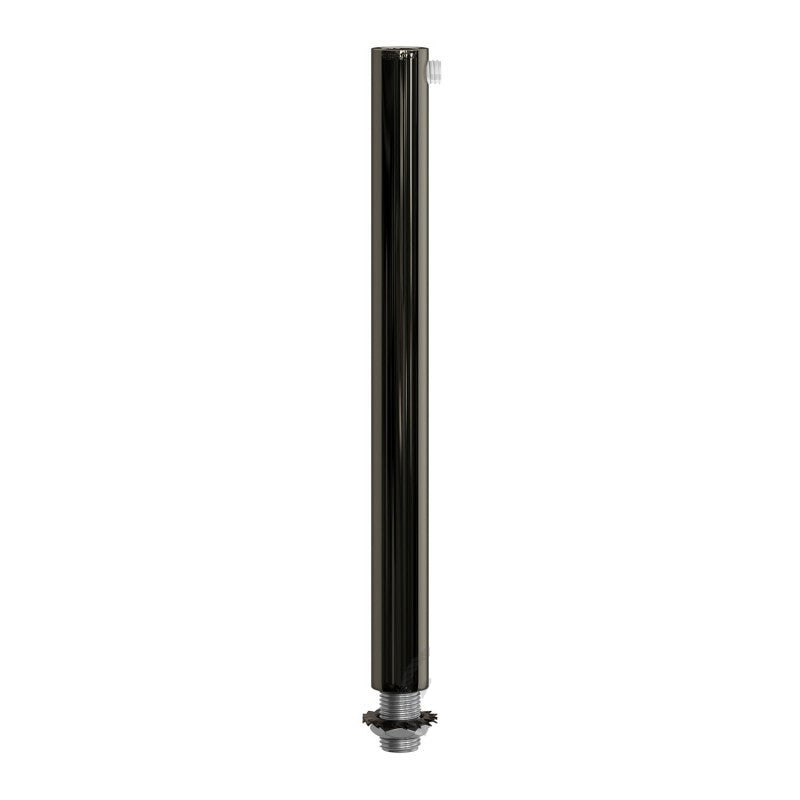 Pinol / ledningsaflastning 70mm høj i sort metallic