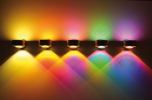 puk maxx wall med farvefiltre væglampe top-light