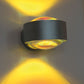 puk maxx wall mat nikkel med farvefiltre i top/bund væglampe top-light