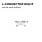 L-connector 1F 230V Wever og ducré