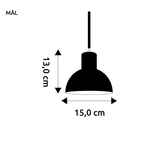 Mini tragten pendel Danish Lighting