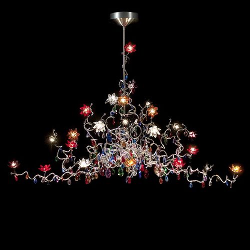 miljøbillede jawel chandelier hl 12-15-24-27 pendel lysekrone harco loor