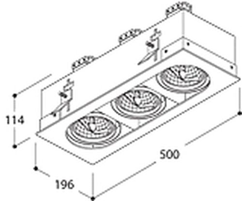 Ikks 3 downlights TAL lighting