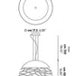 Kelly Large Dome pendel fra Lodes