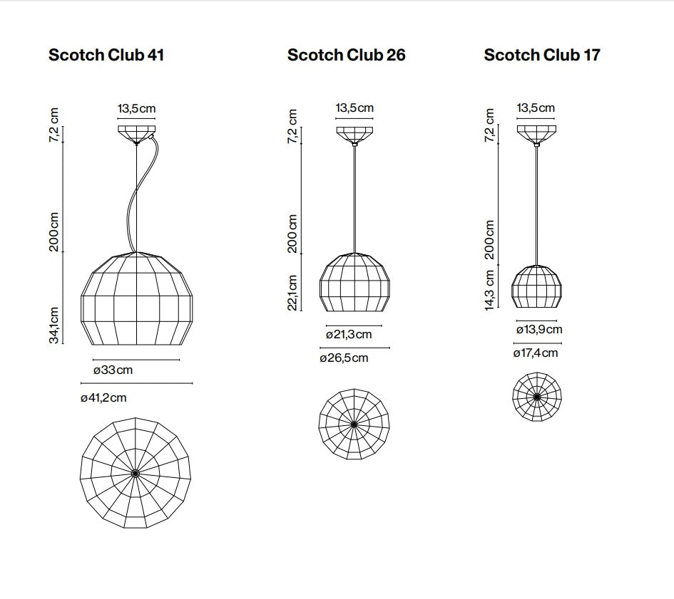 Scotch Club pendel Marset