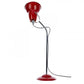 Duo rød m. hvid/sort ledn anglepoise bordlampe