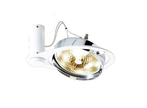 Mikks 1 / Hvid-krom malerilampe loftlampe TAL lighting