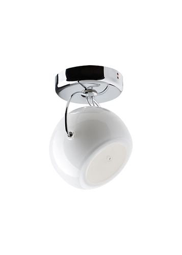 Beluga 1 Hvid væg- og loftlampe Fabbian