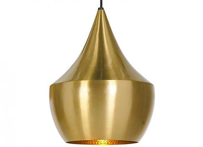 Beat shade fat messing pendel Tom Dixon