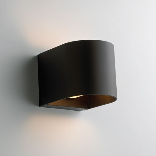 Light u / sort væglampe embacco