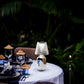 Miljøbillede af Valentina LED bordlampe i restaurent i krom fra Studio Italia Design